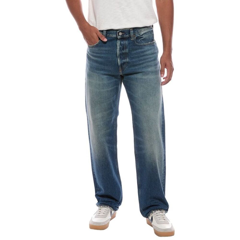 Diesel Mens  2010 Loose Fit Straight Jean, Blue